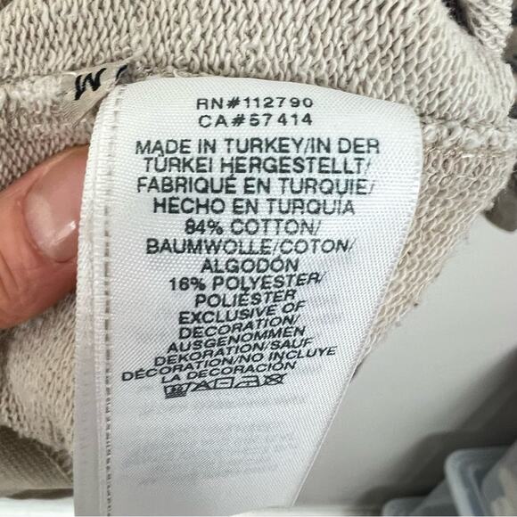 True Religion Long Sleeve Dress in Leopard sz M Cozy Cotton Blend Pullover Tunic - Picture 5 of 8